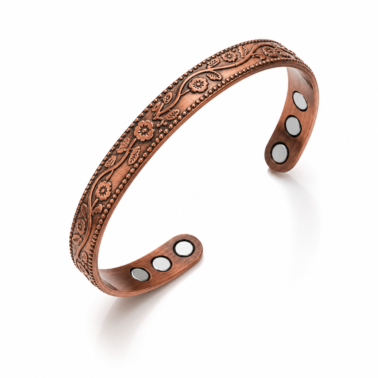 Bracelet Cuivre Magnétique Ajustable