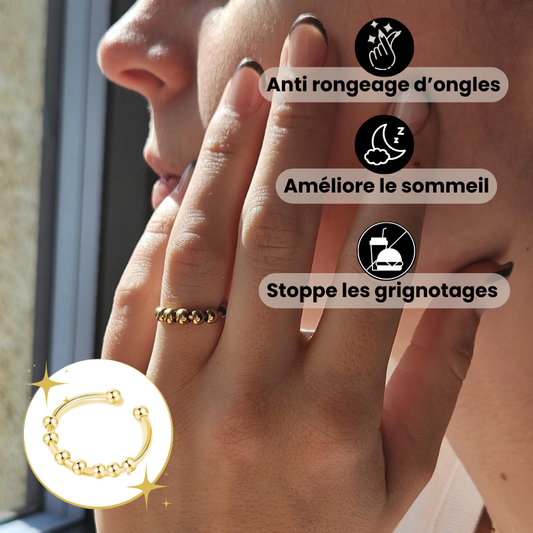 Bague Anti-Anxiété en Acier Inoxydable