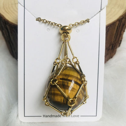 Collier porte-pierre Cristalcharm™ en Acier Inoxydable